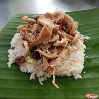 Xôi gà xé