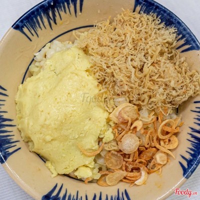 Xôi bắp  ruốc ( chà bông ) Bắc