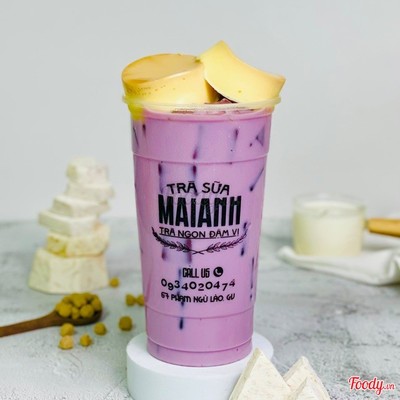 Trà sữa KHOAI MÔN bánh flan