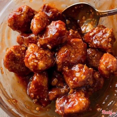 Gà viên sốt ngọt