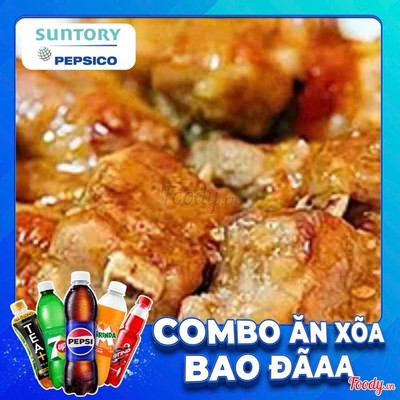 Combo Cơm  Sườn non ram mặn + Nước Ngọt SPVB
