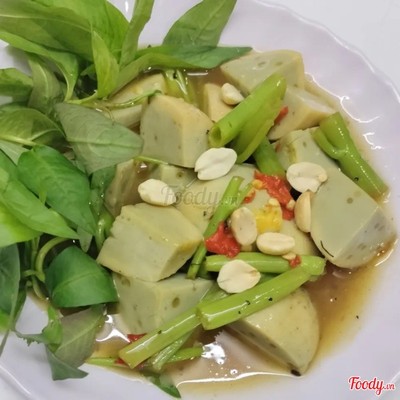 Hột gà nướng xào bơ tỏi -2 trứng