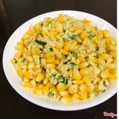 Bắp Mỹ xào trứng gà tươi