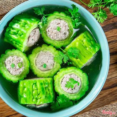 Canh Soup khổ qua dồn thịt