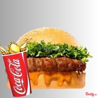 COMBO 2 Burger Thịt Phô Mai+ 2 Coca-Cola