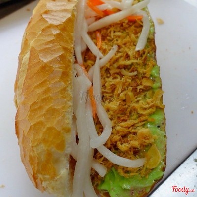 BÁNH MÌ PATE + BƠ CỐM + CHÀ BÔNG