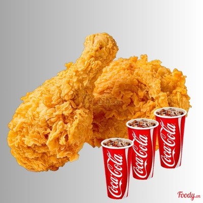 COMBO 2 GÀ RÁN + 3 COKE