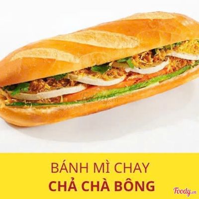 Bánh mì chay chả chà bông
