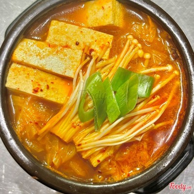 Súp kim chi thịt heo