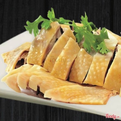 Gà Luộc Nửa Con