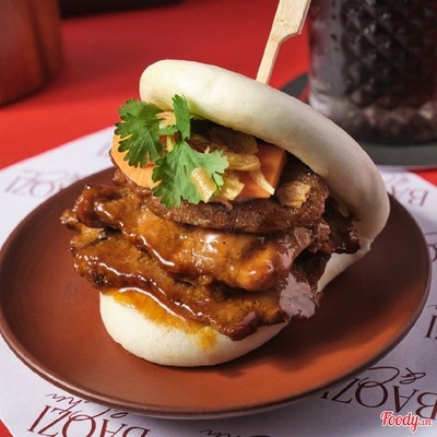 Bánh bao sườn nướng