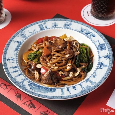Mì xào bò Mỹ
