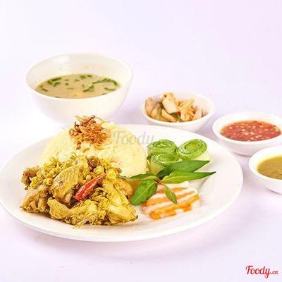 Cơm gà ta kho sả