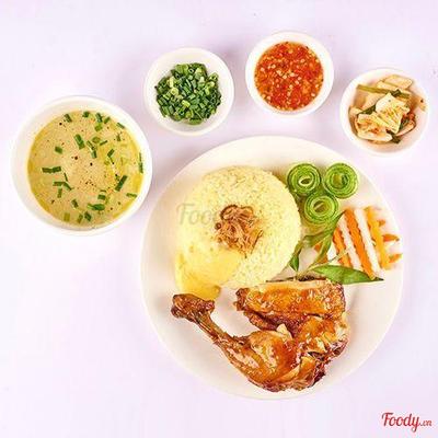 Cơm gà chiên