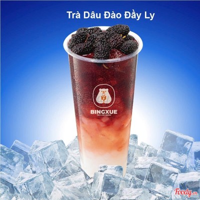 Trà Dâu Đào đầy ly (L)