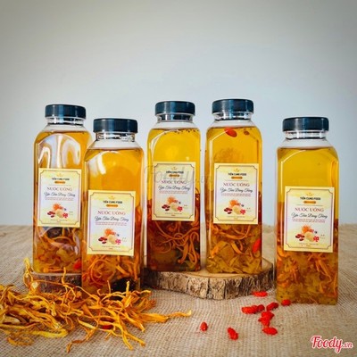 Combo 5 Chai - Nước Yến Tươi Đông Trùng Tăng Lực Tiến Vua Food