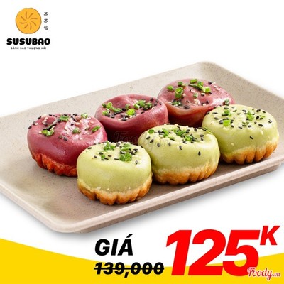 3 cái Lục Thanh Bao + 3 cái Vị Tứ Xuyên