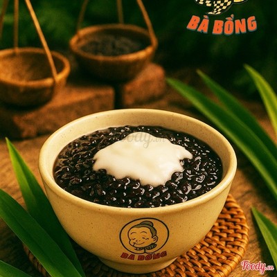 Chè nếp cẩm nước cốt dừa