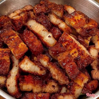 Ba rọi 1 nắng + cơm + canh