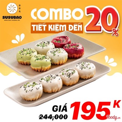 Combo Phổ Đà - 1 Mix 3 vị + 4 cái nguyên bản