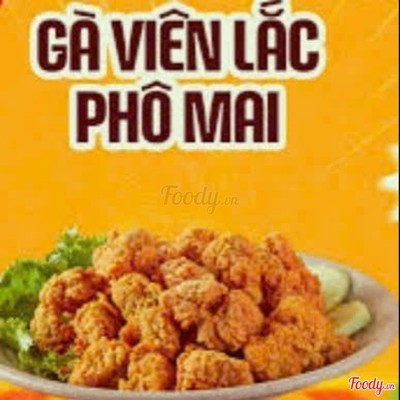Gà viên lắc phô mai