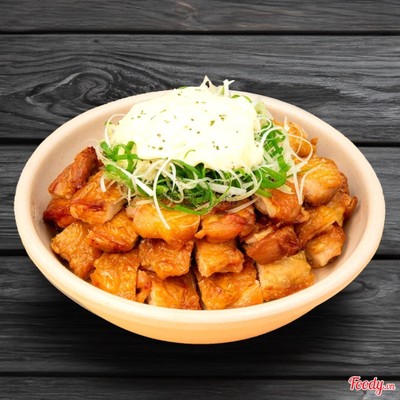 Gà nướng xốt Kem Hành