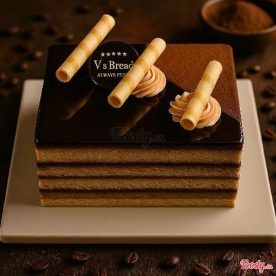 Bánh kem sô-cô-la vani và cà phê (nhỏ) (Les Opera R )- 1 cái