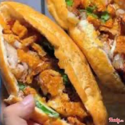 Bánh mì da heo quay giòn