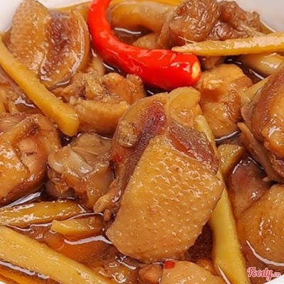 Cơm vịt kho gừng