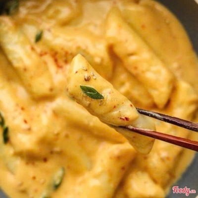 Tokbokki truyền thống sốt phô mai (món mới)