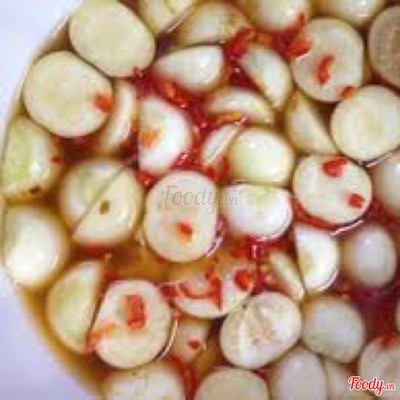 Cà pháo  chấm  mắm  tôm