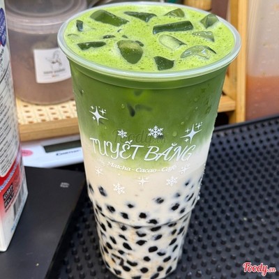 Matcha Latte Sa Mạc Ly 1L3 + trân châu đen x2 phần