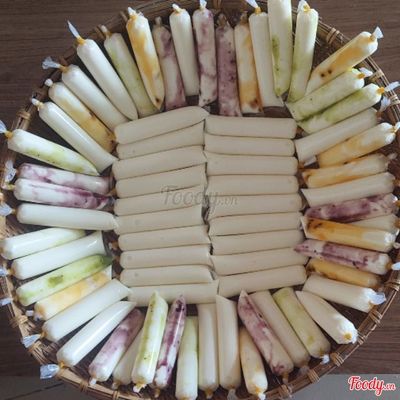 Sữa chua truyền thống và trái cây 10 bịch
