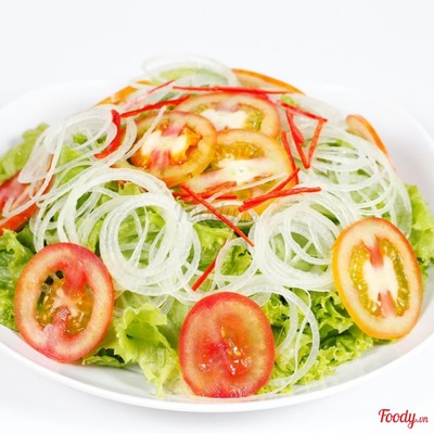 Xà lách (salad) trộn dầu giấm