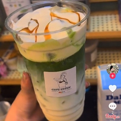 Matcha Latte Caramel Tặng Kem