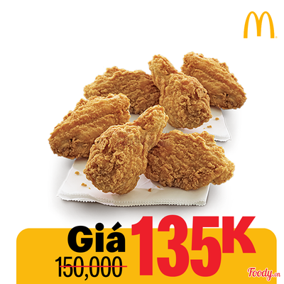 6 Miếng Cánh Gà Cắt Khúc McWings