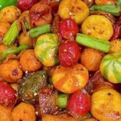 Combo viên chiên thập Cẩm sốt me