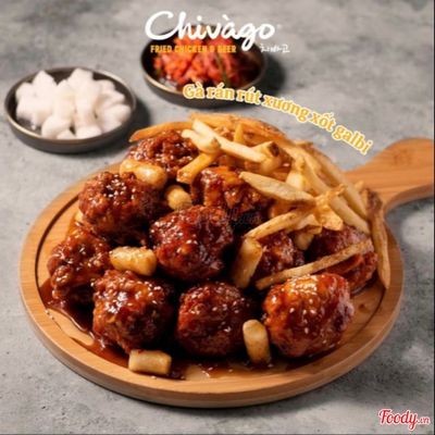 Gà rán rút xương xốt galbi