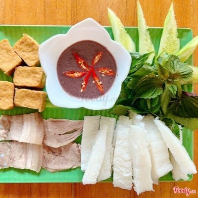 Bún đậu thịt