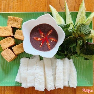 Bún đậu phần chay