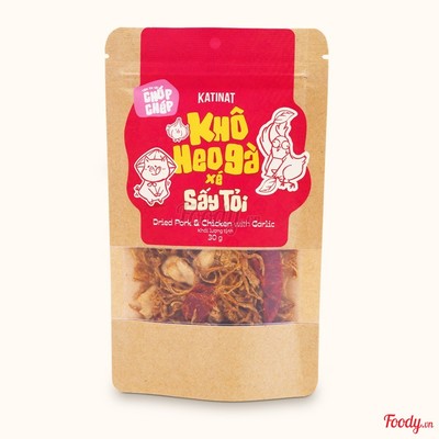 KHÔ HEO GÀ XÉ SẤY TỎI