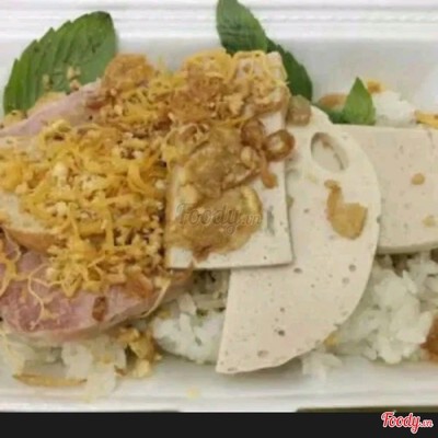 XÔI THỊT CHẢ(Xôi mặn)