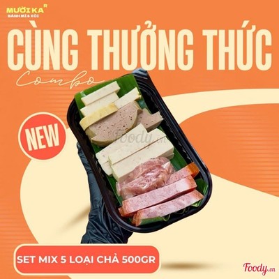 SET 5 LOẠI CHẢ ĐB MIX 400gr + Hộp rau đủ