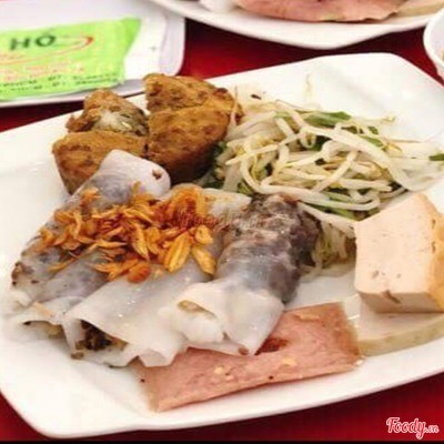 Bánh ướt trứng vàng( chưa bao gồm chả, bánh đậu, nem)