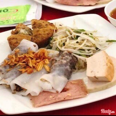 Bánh cuốn nhân thịt nấm( chưa bao gồm chả, bánh đậu, nem)