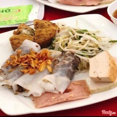 Bánh cuốn nhân chà bông heo( chưa bao gồm chả, bánh đậu, nem)