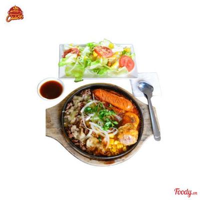 B4. Trứng, bò, xíu mại, pate