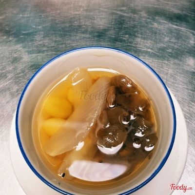 Hoài sơn + bạch quả + nhãn nhục
