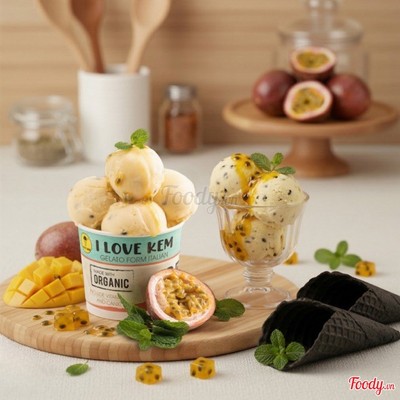 Kem Sorbet Chanh Dây Đăk Lắk