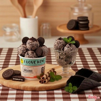 Kem Cookie Vụn Bánh Oreo
